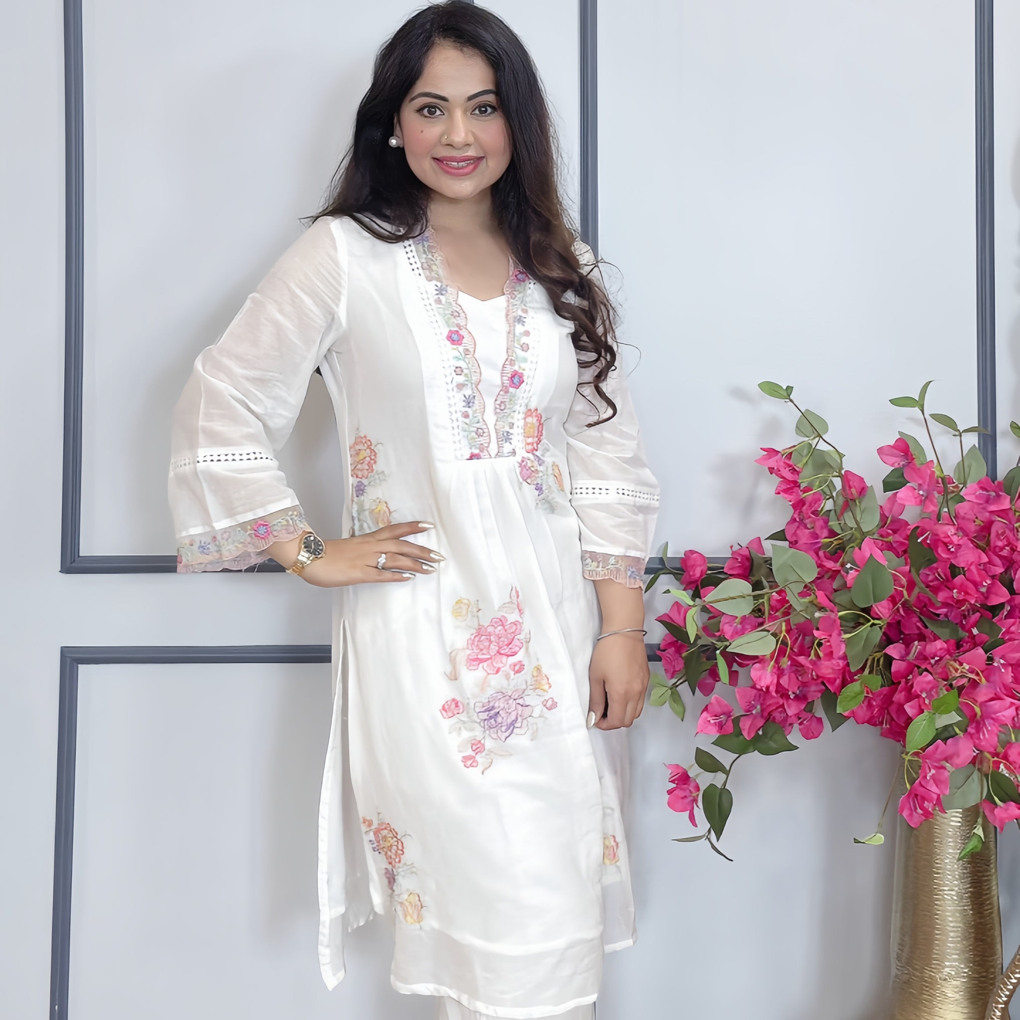 Mulmul Cotton Co-ord Set