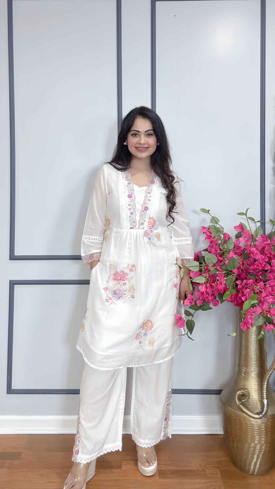 Mulmul Cotton Co-ord Set