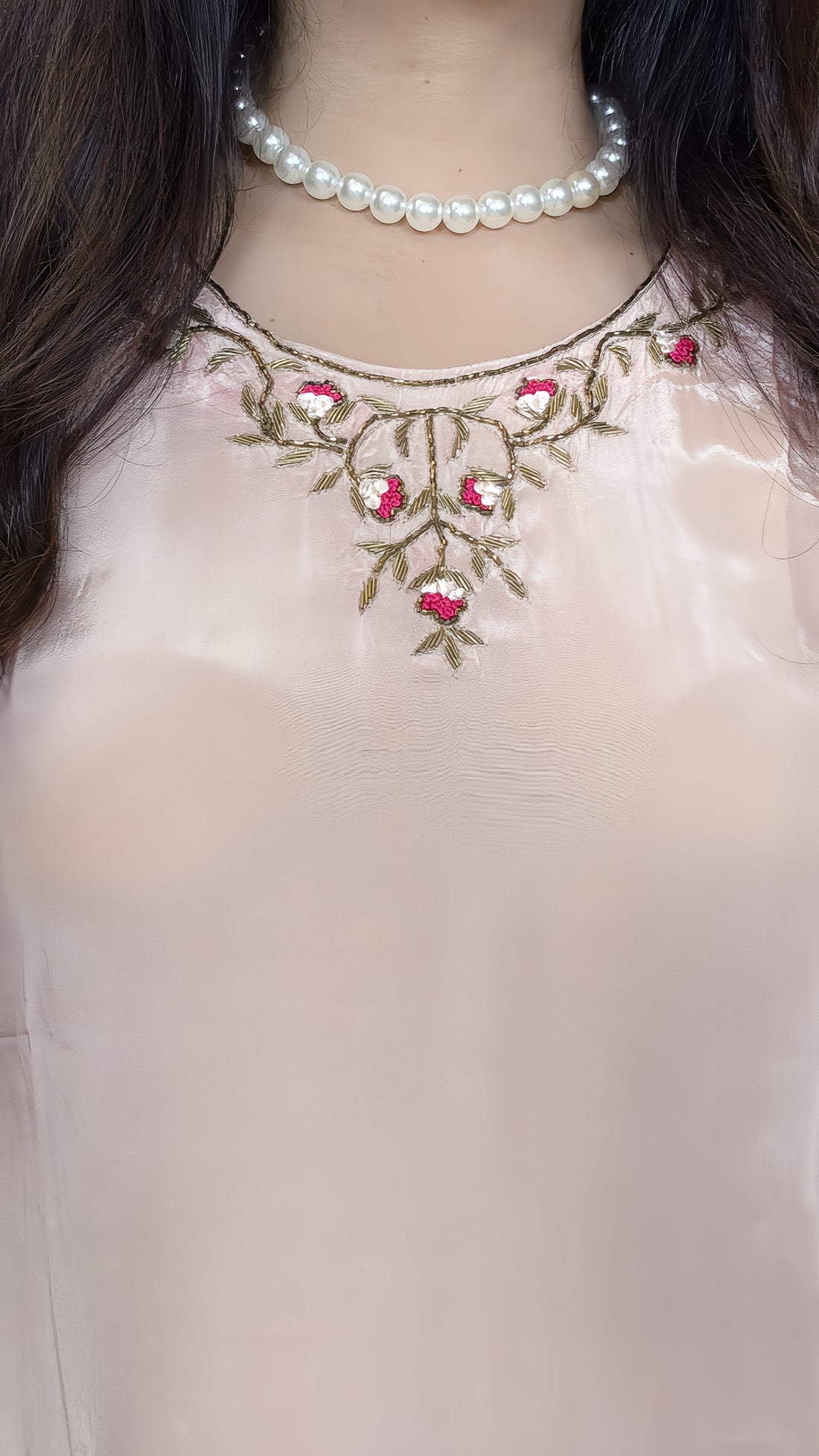 Crepe Silk Digital Printed Gharara Suit