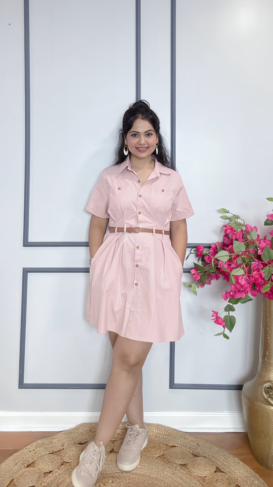 Summer Breeze Cotton Short Dress