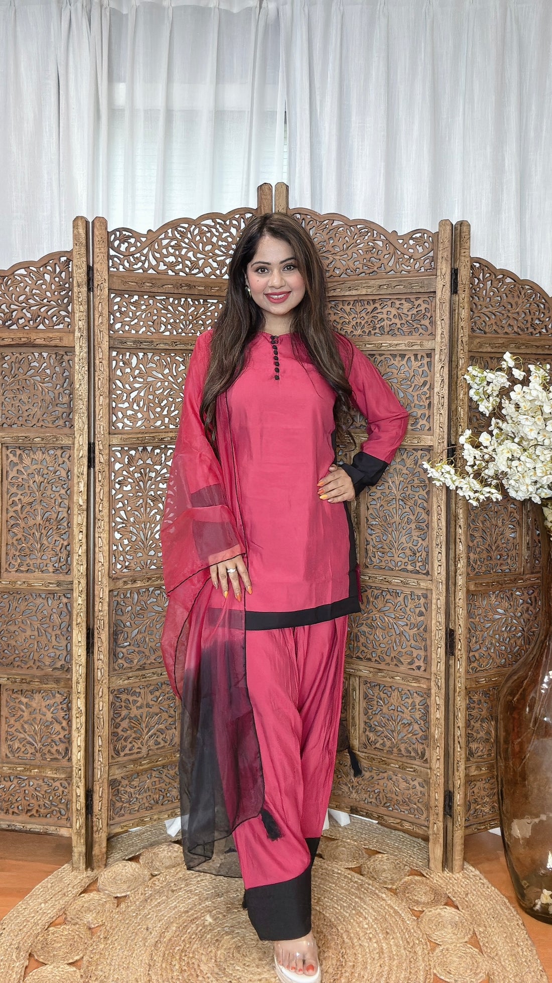 Muslin Silk Farshi Suit