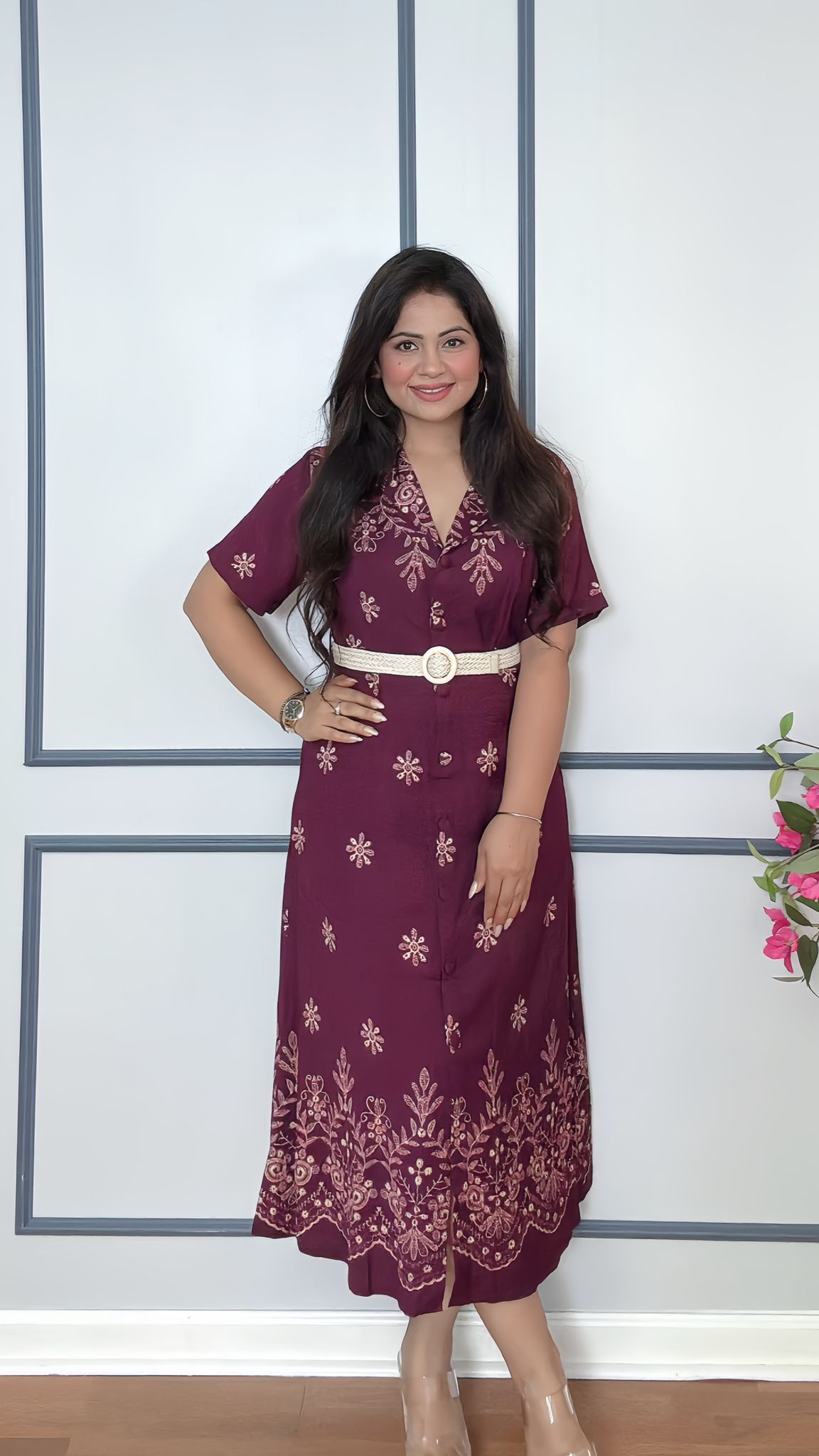 Breezy Charm – Cotton Dress