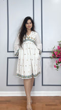 Embroidered cotton Indian dress for women USA
